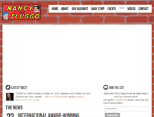 Tablet Screenshot of nancyandsluggo.com